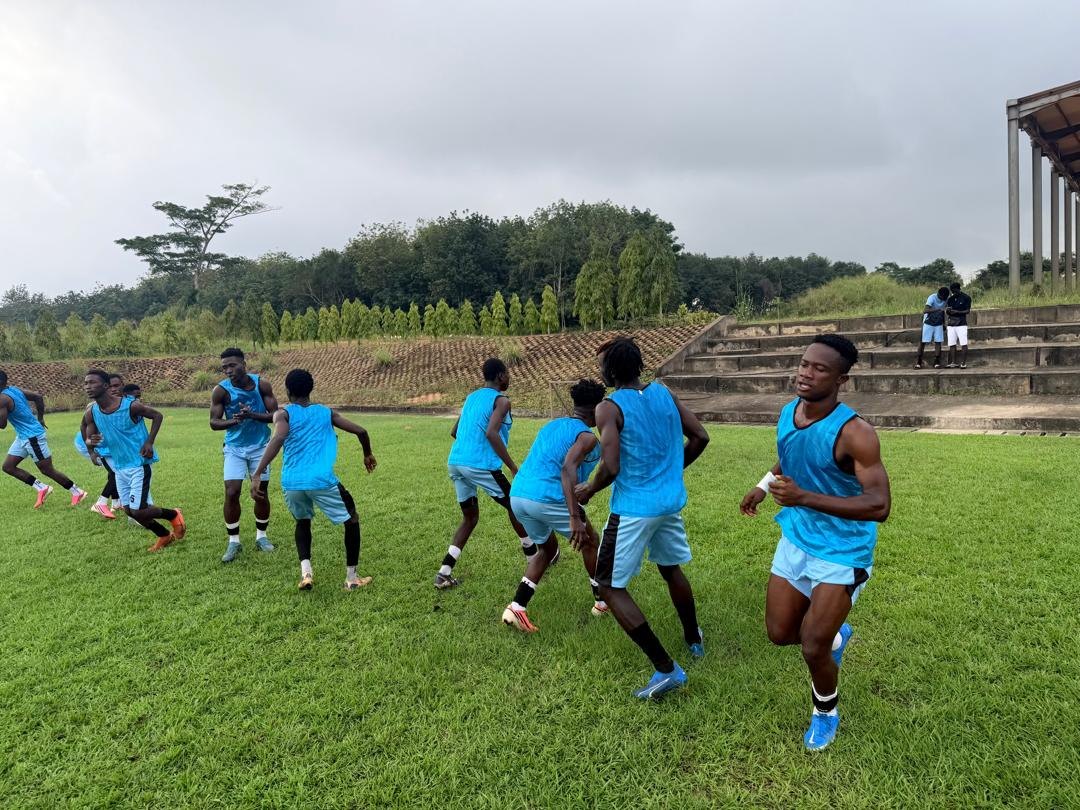 Séance de travail des joueurs de MEA FC